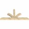 Ekena Millwork Richland Rough Sawn Timber Gable Bracket, Douglas Fir, 96"W x 48"H x 6"D x 6"F, 12/12 Pitch GBW096X48X0606RIC00RDF - alternate 5